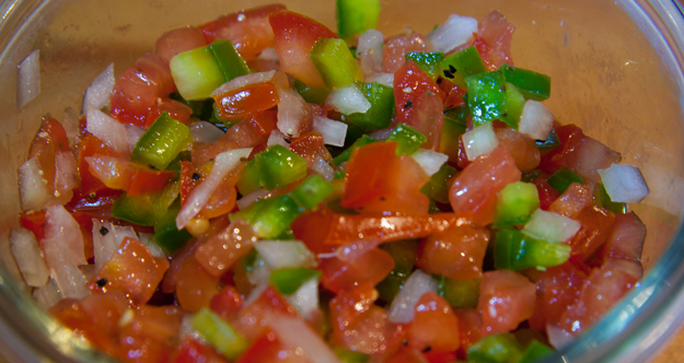 Homemade pico de gallo recipe